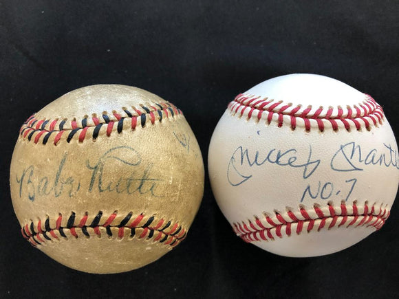 Autograph Baseball Memorabilia