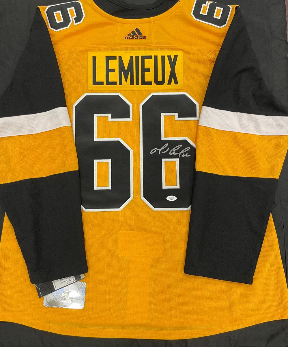 Mario Lemieux Autographed Authentic Jersey – Great Moments