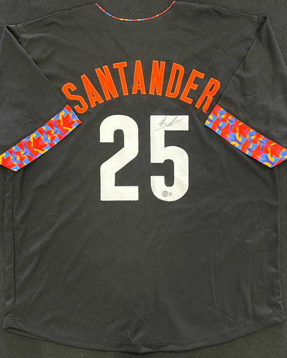 Anthony Santander Autographed Custom City Connect Jersey