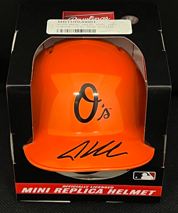 Adley Rutschman Autographed Baltimore Orioles Mini Helmet