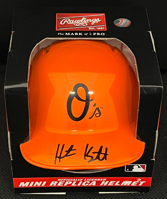 Heston Kjerstad Autographed Baltimore Orioles Mini Helmet