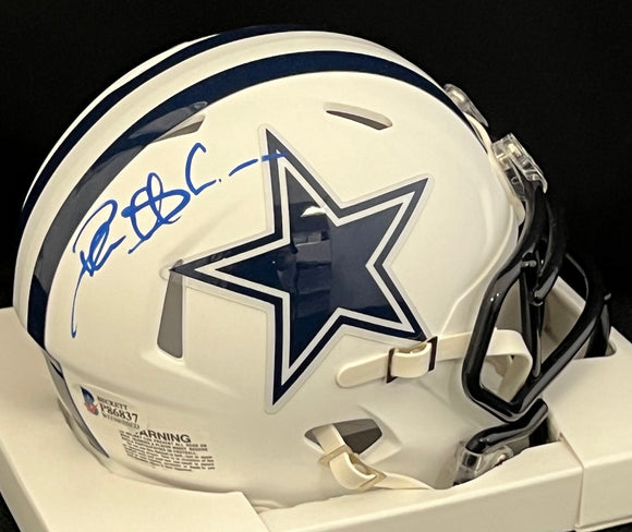 Deion Sanders Autographed Cowboys White Matte Mini Helmet