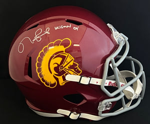 Matt Leinart Autographed Full Size USC Helmet w/ "Heisman '04"