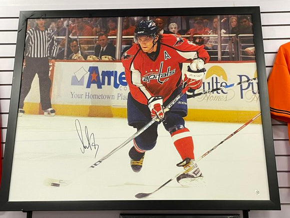 Alex Ovechkin Autographed and Framed Canvas - 51 x 42