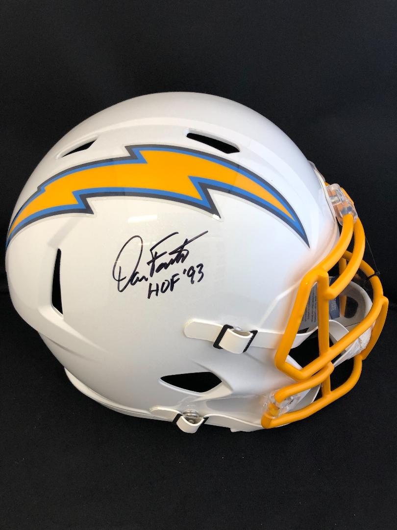 Dan Fouts Autograph Chargers Full Size Helmet – Great Moments Sports Cards