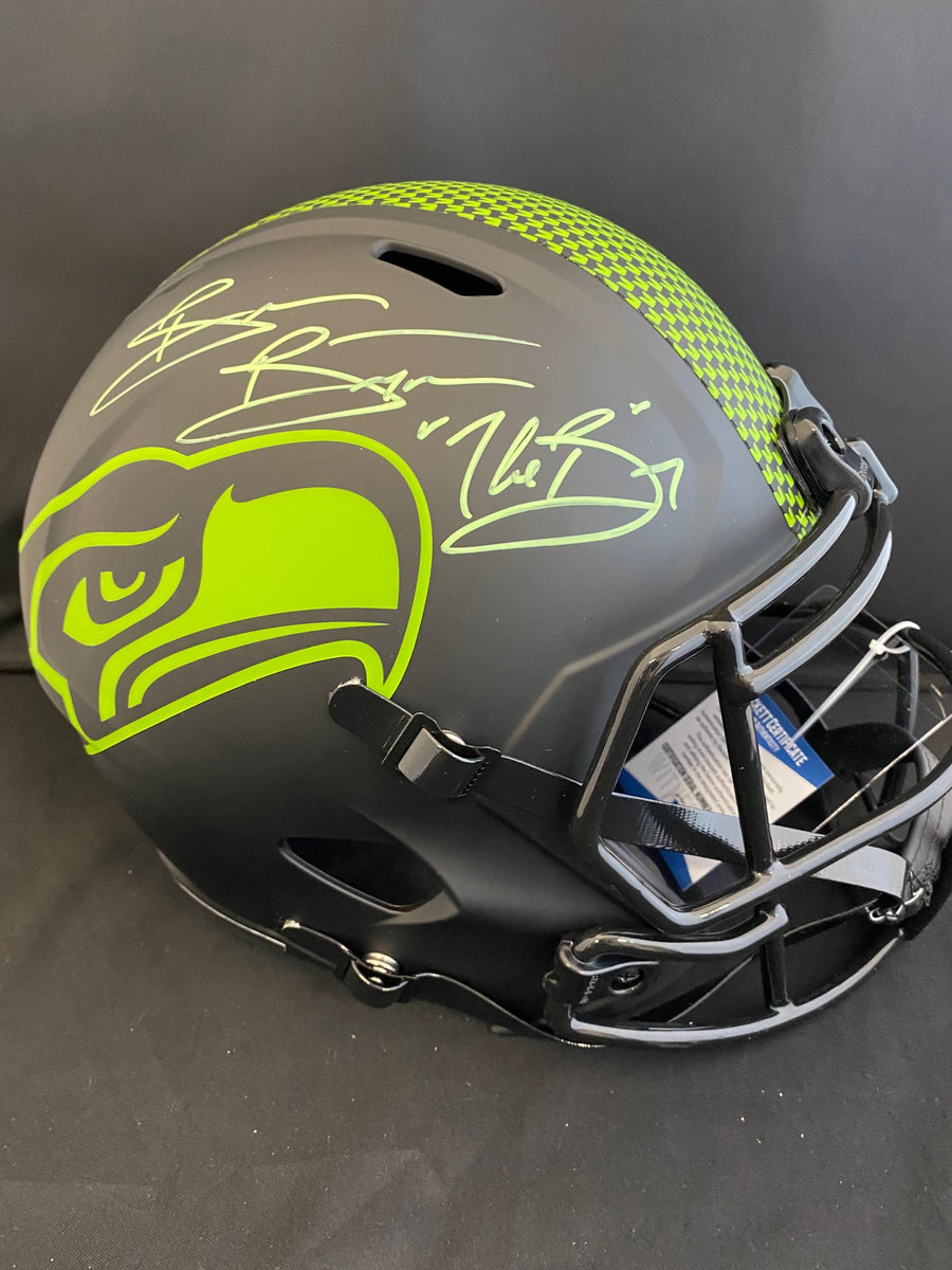 Brian Bosworth Autograph Seahawks Eclipse Full Size Helmet – Great Moments  Sports Cards