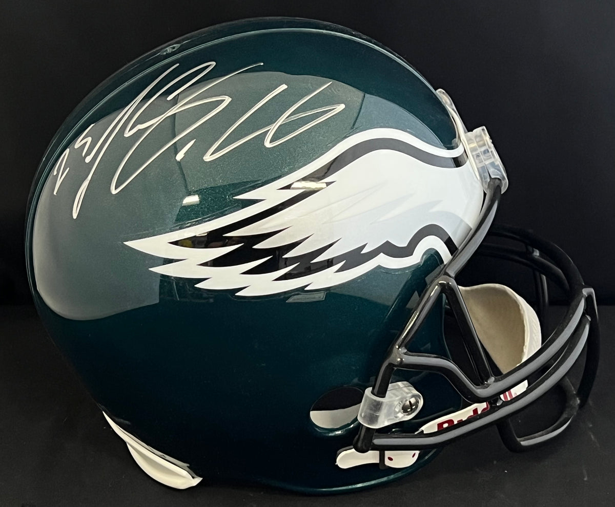 LeSean McCoy Autographed Full Size Eagles Helmet – Great Moments Sports  Cards