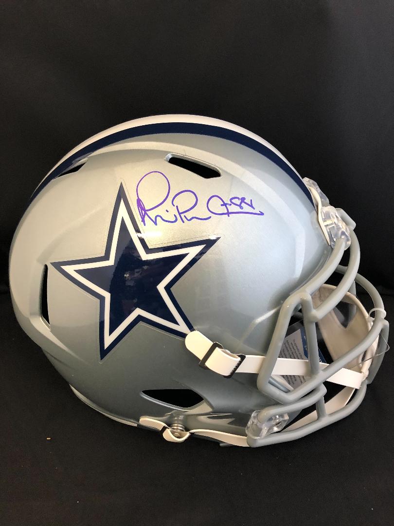 Michael Irvin Autograph Cowboys Full Size Helmet – Great Moments