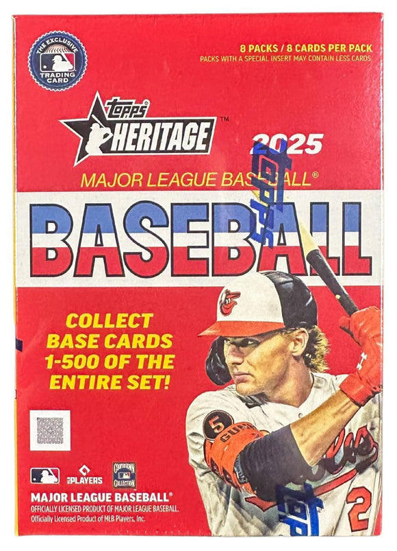 2025 Topps Heritage Baseball Blaster Box