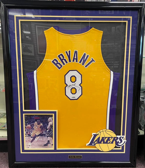 Kobe Bryant Autographed & Framed Lakers Jersey - UDA