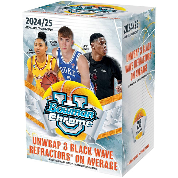 2024/25 Bowman University Chrome Basketball Blaster Box
