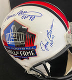 Hall of Fame Full Size Helmet - 16 Autographs - Jim Brown , Troy Aikman , Dan Marino, Jim Taylor , Steve Young , O.J. Simpson and more!!