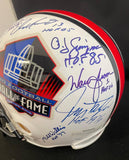 Hall of Fame Full Size Helmet - 16 Autographs - Jim Brown , Troy Aikman , Dan Marino, Jim Taylor , Steve Young , O.J. Simpson and more!!