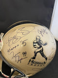 Full Size Heisman Trophy Helmet Autographed by 16 - Incudes Bo Jackson , Eddie George , O.J. Simpson , Charles Woodson , Herschel Walker , Vinny Testaverde , Doug Flutie and More