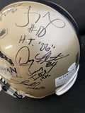 Full Size Heisman Trophy Helmet Autographed by 16 - Incudes Bo Jackson , Eddie George , O.J. Simpson , Charles Woodson , Herschel Walker , Vinny Testaverde , Doug Flutie and More