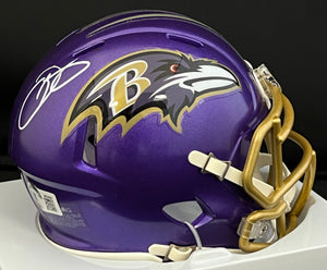 Odell Beckham, Jr. Autographed Ravens Flash Mini Helmet