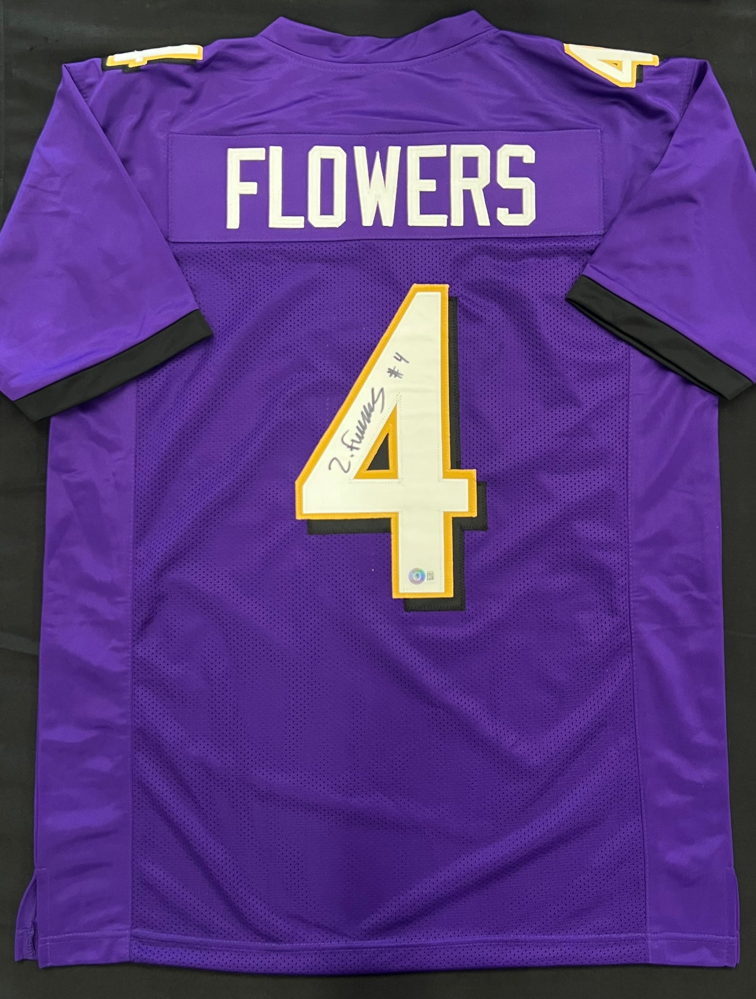Zay Flowers Autographed Jersey – Great Moments Sports Cards
