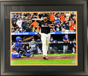 Samuel Basallo Autographed and Framed 16x20 Photo