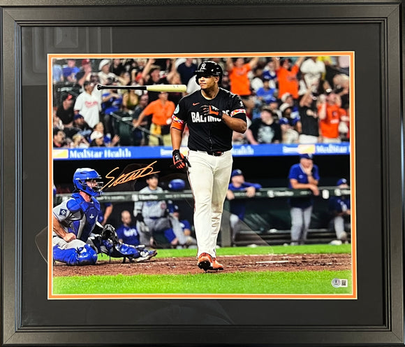 Samuel Basallo Autographed and Framed 16x20 Photo