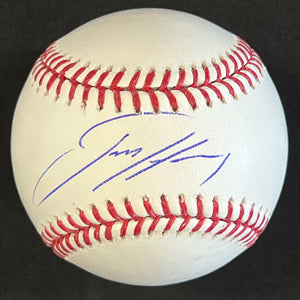 Jackson Holliday Autographed MLB Baseball