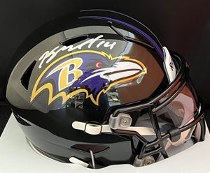 Kyle Hamilton Autographed Ravens Speed Flex Midi Helmet – Great Moments  Sports Cards
