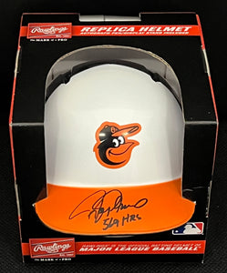 Rafael Palmeiro Autographed Baltimore Orioles Mini Helmet w/ "569 HR's" Inscription