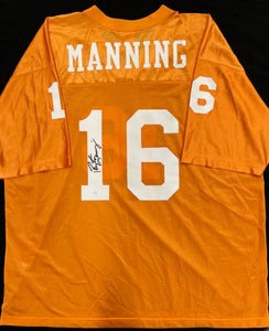 Peyton Manning Autographed U of Tenn. Jersey