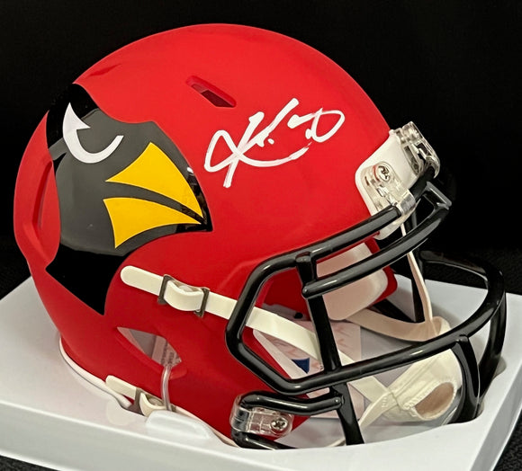 Kyler Murray Autograph Cardinals AMP Mini Helmet