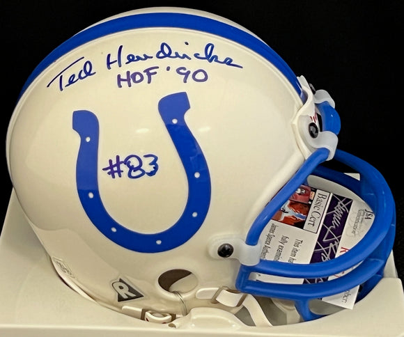 Ted Hendricks Autographed Colts Mini Helmet
