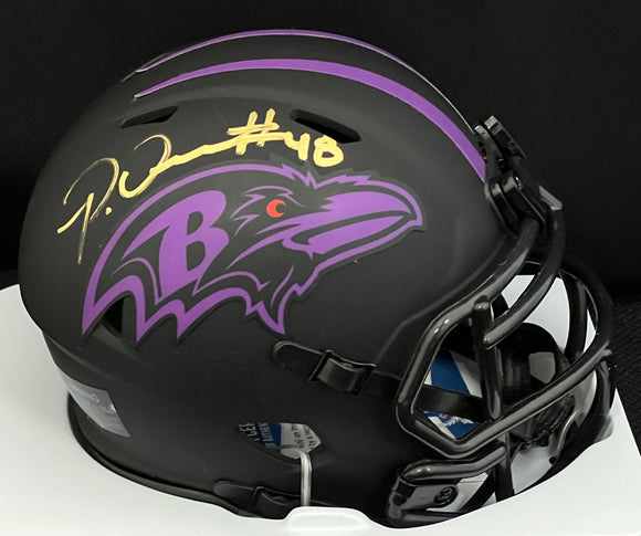 Patrick Queen Autograph Ravens Eclipse Mini Helmet