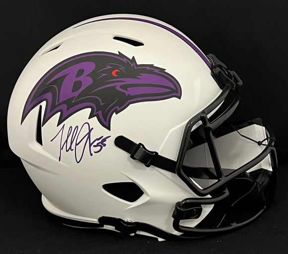 Terrell Suggs Autographed Ravens Lunar Eclipse Full Size Helmet