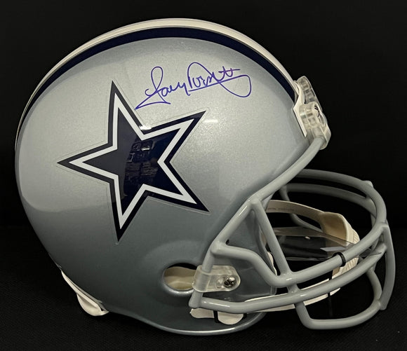 cowboy football helmet Tony Dorsett Autographed Cowboys Full Size Helmet – Great Moments Sports Cards