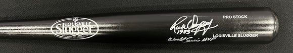 Rick Dempsey Autographed Louisville Slugger Bat with 1983 World Series MVP
