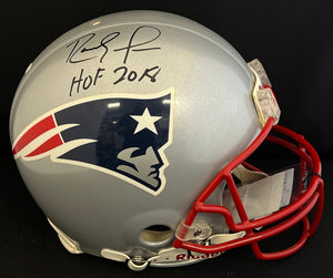 Randy Moss Autographed Patriots Pro Full Size Helmet