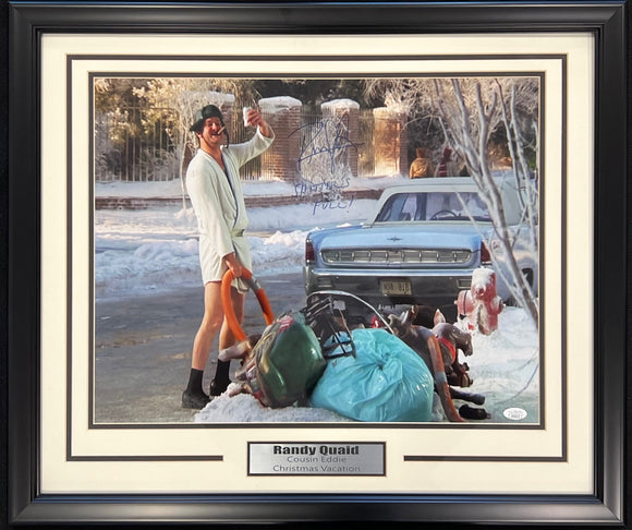 Randy Quaid Autographed & Framed 16X20 Photo Inscribed 