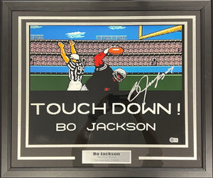 Bo Jackson Autographed and Framed "Tecmo Bowl" 16x20 Photo