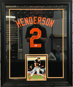 Gunnar Henderson Autographed & Framed Jersey