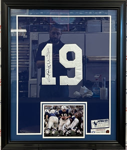 Johnny Unitas Autographed & Framed Jersey