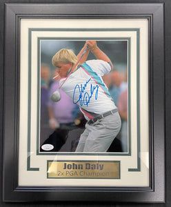 John Daly Autographed and Framed 8x10 Photo