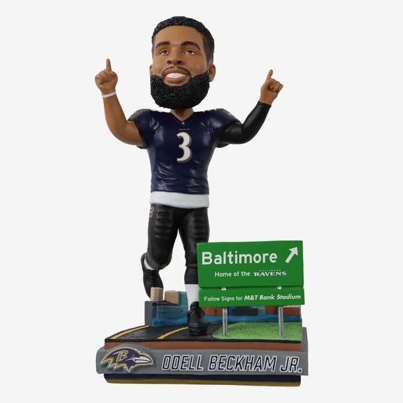 Odell Beckham Limited Edition Baltimore Bobble Head - Only 72 Made #/72