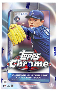 2025 Topps Chrome Baseball Hobby Box