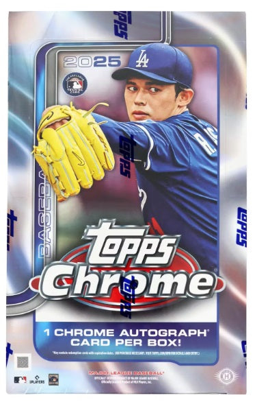 2025 Topps Chrome Baseball Hobby Box