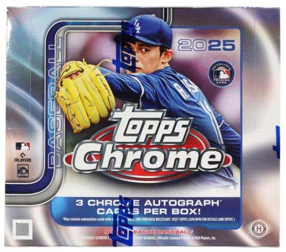 2025 Topps Chrome Baseball Jumbo Box