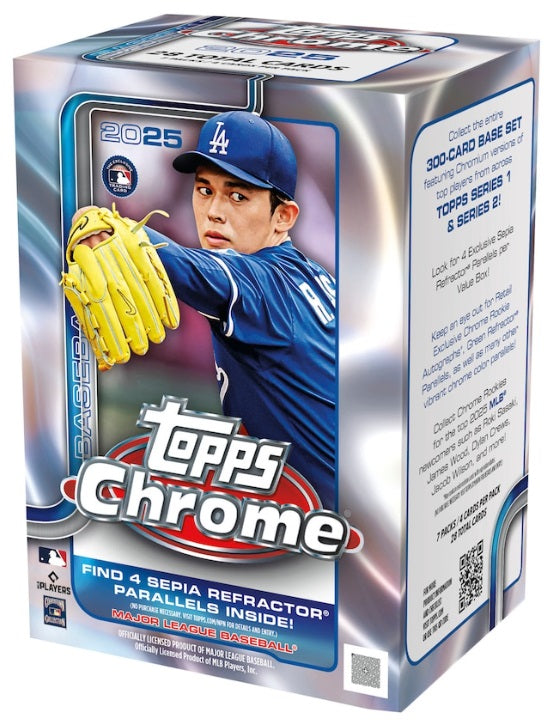 2025 Topps Chrome Baseball Blaster Box