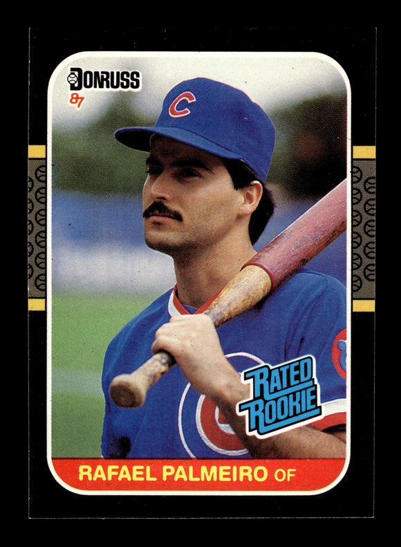 ***SPECIAL*** 1987 Donruss Rafael Palmeiro Autographed Rookie Card from our signing