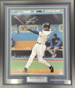 Ken Griffey Jr Autographed and Framed 16x20 Photo