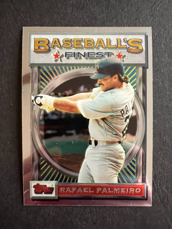 ***SPECIAL*** 1993 Topps Topps Finest Rafael Palmeiro Autographed Card from our signing