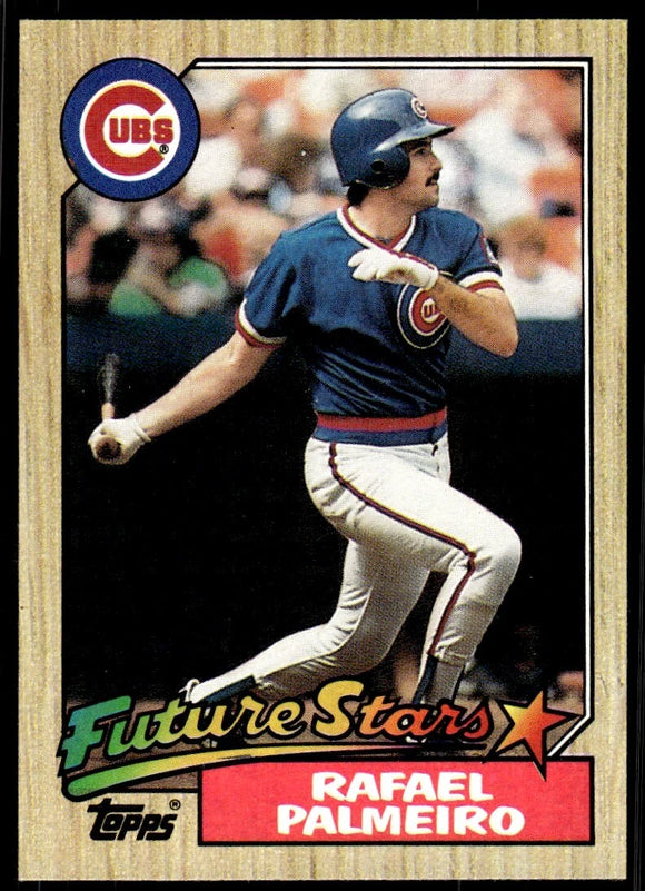 ***SPECIAL*** 1987 Topps Rafael Palmeiro Autographed Rookie Card from our siging