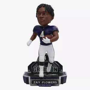 Zay Flowers Bobble Head Limited Edition of only 96