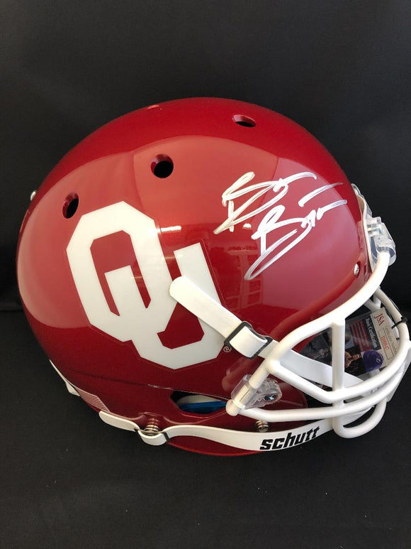 Brian Bosworth Autograph Oklahoma Full Size Helmet